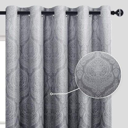 DWCN Ombre Blackout Curtains for Bedroom - Image 2
