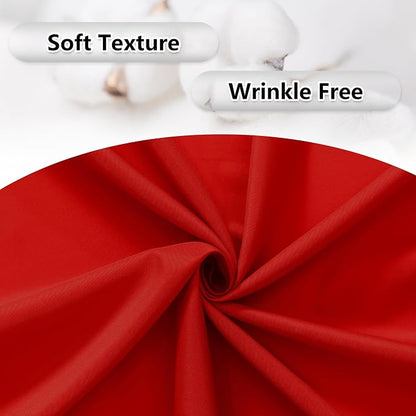 Red Backdrop Curtains for Party Valentine's Day Arch Stage Wedding Ceremony Red - Image 6