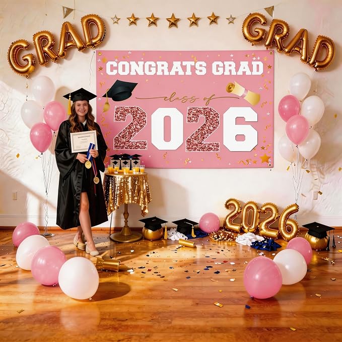 Class of 2026 Graduation Banner 47x67" - Image 5