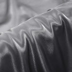 Aormenzy Dark Grey Satin Pillowcase for Hair and Skin, Satin Pillow Cases for Women Standard Size Set of 2 with Envelope Closure Silky Pillow Covers Wrinkle, Fade Resistant (20x26 Inches)