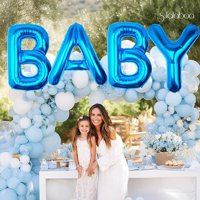 40 Inch Blue Letter W Balloon Big Foil Helium Letter Balloons A-Z | Giant Large - Image 3