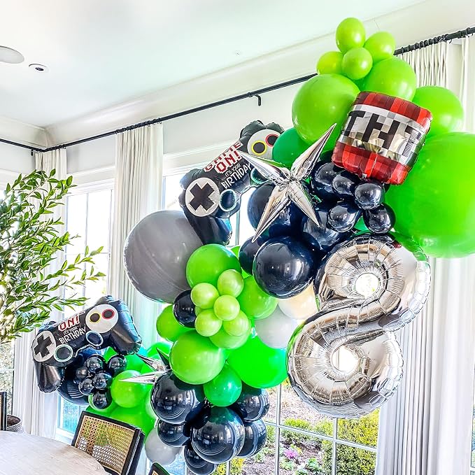 Voircoloria 90pcs Green Balloons Garland Arch Kit, 18 12 10 5 Inch | - Image 5