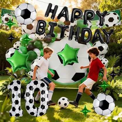 40 Inch Soccer Number 2 Balloon Set, Soccer Birthday Party Decorations | Sports - Image 5