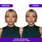 Naissant Silver Ash Blonde Hair Blue Toning Mask | Ultra High-Purity Blue Pigments | Neutralizes Orange & Brassy Tones | Hyaluronic Acid, Collagen & Biotin | Paraben, Ammonia &Sulfate Free |10.1 Fl.Oz
