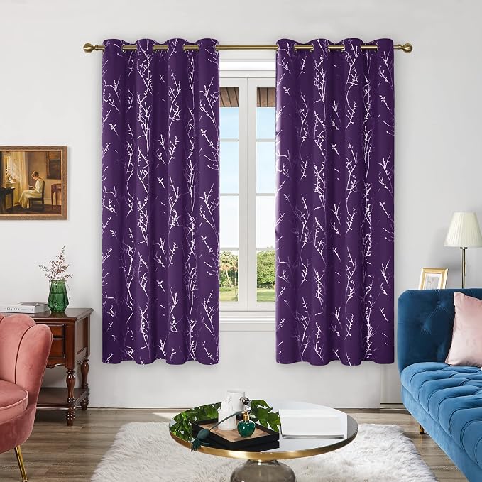 Deconovo Living Room Curtains 72 Inches Long, Thermal Insulated, Room Darkening by Unknown