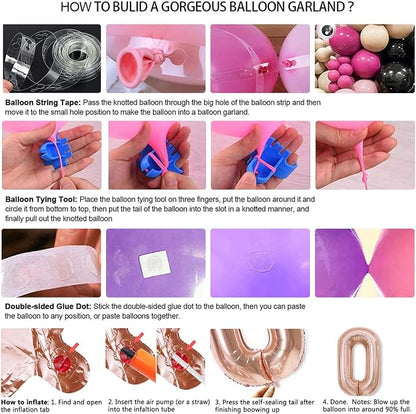 187pcs Halloween Balloon Garland Arch kit, Spider Ghost Star Foil Balloon | Hot - Image 9