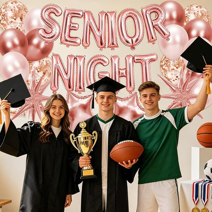 Rose Gold Senior Night Decorations - Image 5