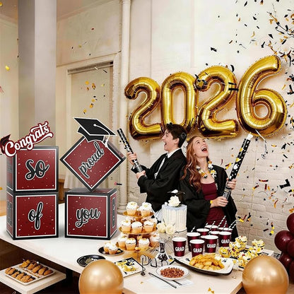 2026 Graduation Decorations, So Proud of You and Class of 2026 Grad Balloon - Image 5