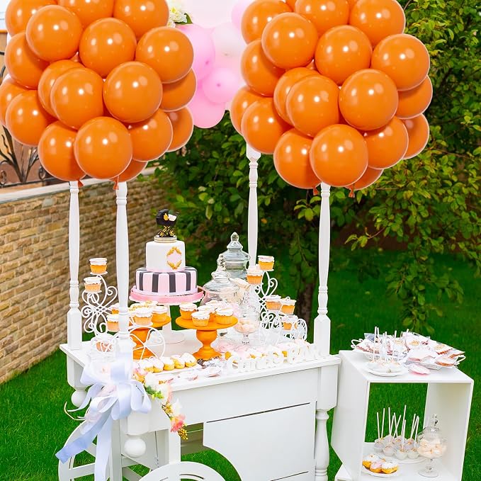 50pcs Orange Balloons, 12inch Helium Quality Orange Latex Balloon | Balloons - Image 5