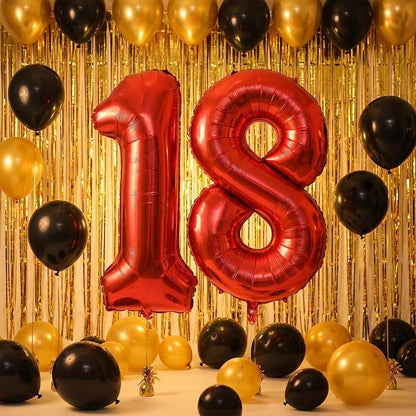 YPSelected 32 Inch Large Foil Helium Number Balloon Birthday Wedding Party 0-9 - Image 4