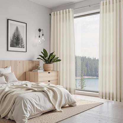 Vanilla Linen Curtains 84 Inches Long - Image 7