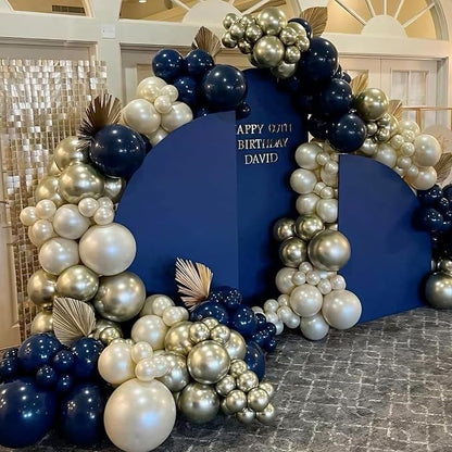 Navy Blue Balloons 110pcs 12 Inch Latex Balloon - Image 6