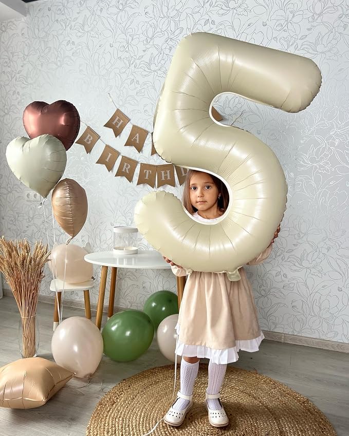 Cream 7 Balloon - Image 9