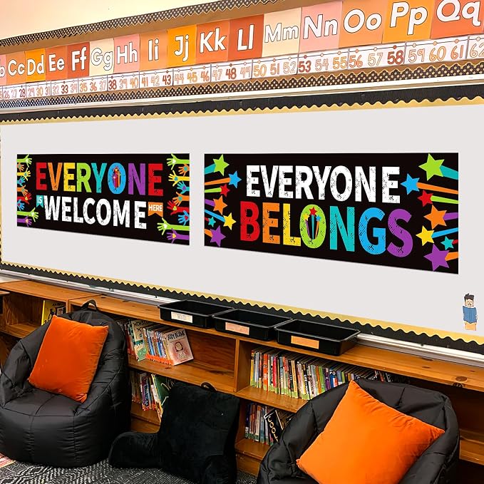 COCHIE Classroom Decorations Welcome Banner Poster - Image 6