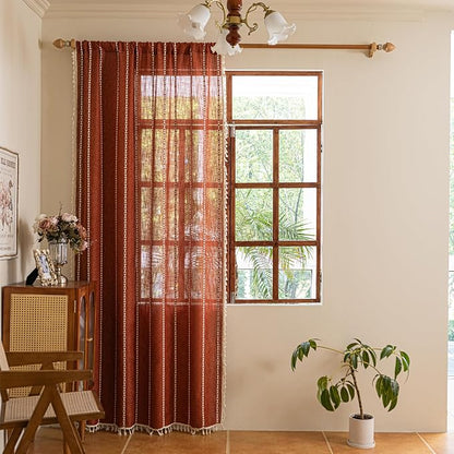 Sutuo Home Boho Window Curtains - Image 4