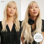 Luxy 100% Remy Human Hair – Halo Clip-In Hair Extensions –Natural Looking Volume & Length - One-Piece - Easy 5-Min Application 180 grams 20" Dimensional Beige Blonde
