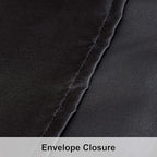 NTBAY Satin Body Pillowcase for Hair and Skin, Luxurious and Silky Pillow case with Envelope Closure, 20x54 Inches, Black