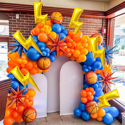 6Pcs Lightning Balloons Bolt Foil Party, 36 Inch Yellow Flash Lightning Shaped - Image 3