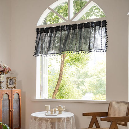 Sutuo Home Boho Valance Curtain Tier 36 inches - Image 3