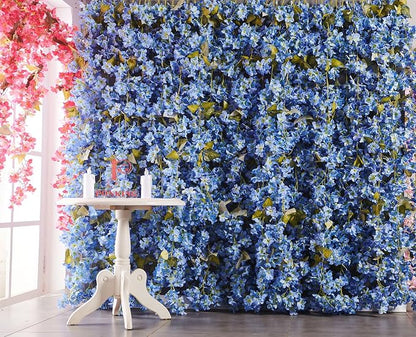 Artificial Flower Garland 2pcs 5.6ft Hydrangea Vine Decor, Hanging Faux - Image 2