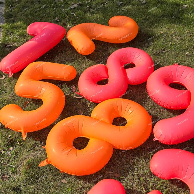 Orange Birthday Number 90 Balloon 40IN Fluorescent Orange 90 Balloon | - Image 6