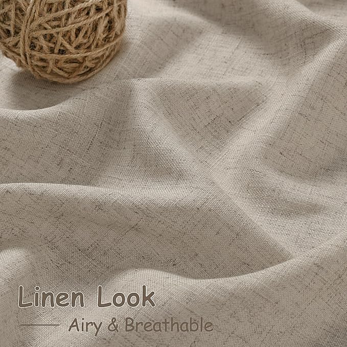 Cobblestone Linen Curtains 80 Inch Length - Image 4