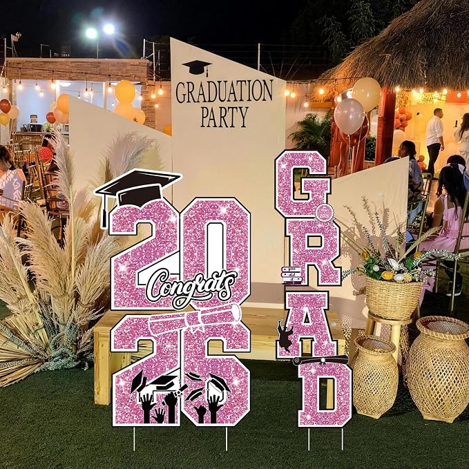 Graduation Yard Sign Class of 2026 Decorations - Image 6