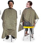 Allegro Combs Cutting Capes Adjustable 46X60 In. One-Size-Fits-All Stainless Steel Snap Buttons