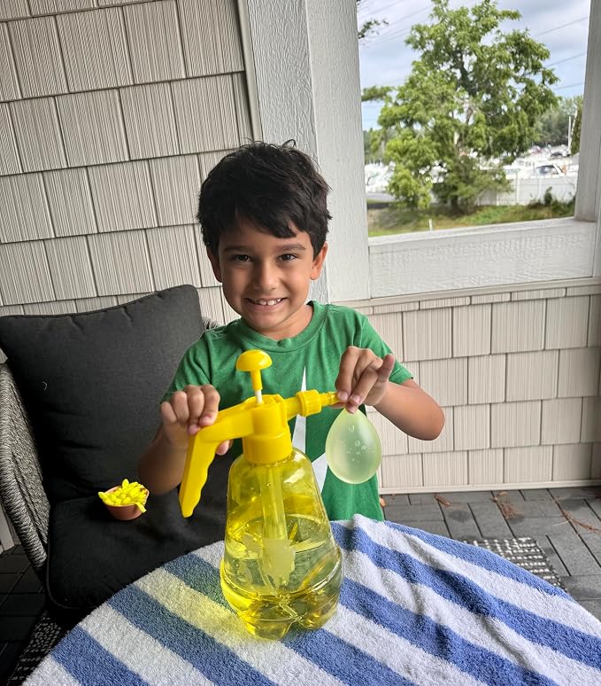Water Balloon Pump with Tying Tool & Carrying Handle | Easy-to-Use Balloon - Image 2