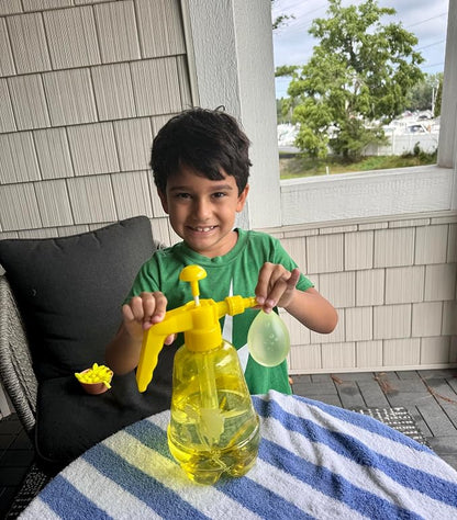 Water Balloon Pump with Tying Tool & Carrying Handle | Easy-to-Use Balloon - Image 2