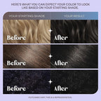 Hally Hair Color Cloud Hair Dye (Black) - Demi-Permanent Foam Hair Color for Women & Men - Mess-Free & Long-Lasting Hair Dye Kit, Hair Coloring Products Wash Out in 4-6 Weeks, Vegan