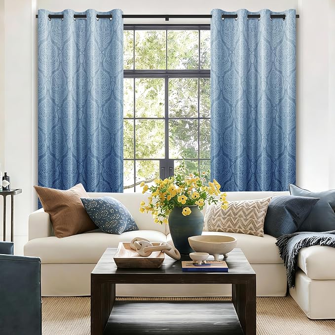 DWCN 100% Blackout Curtains for Bedroom 63 Inch Long - Image 4