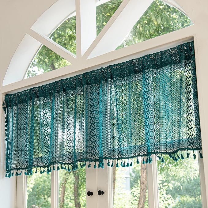 Sutuo Home Boho Valance Curtains - Image 3