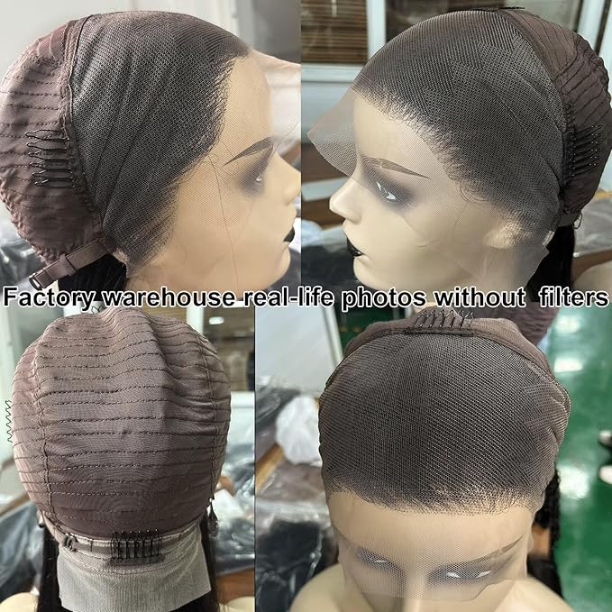 Lemoda Full 13x4 Body Wave Lace Frontal Virgin Human Hair Wigs Top 15A HD Transparent Lace Frontal Wig 210% Density Unprocessed Human Hair Wigs Pre Plucked Natural Hairline 22Inch