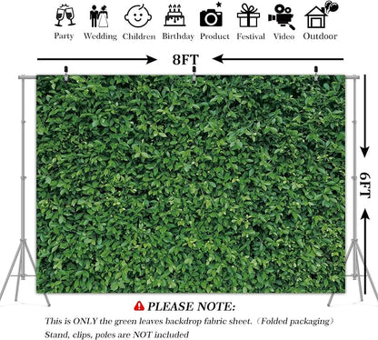 Green Leaves Backdrop - Image 3