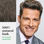 Just For Men Shampoo-In Color (Formerly Original Formula), Mens Hair Color with Keratin and Vitamin E for Stronger Hair - Medium-Dark Brown, H-40, Pack of 1