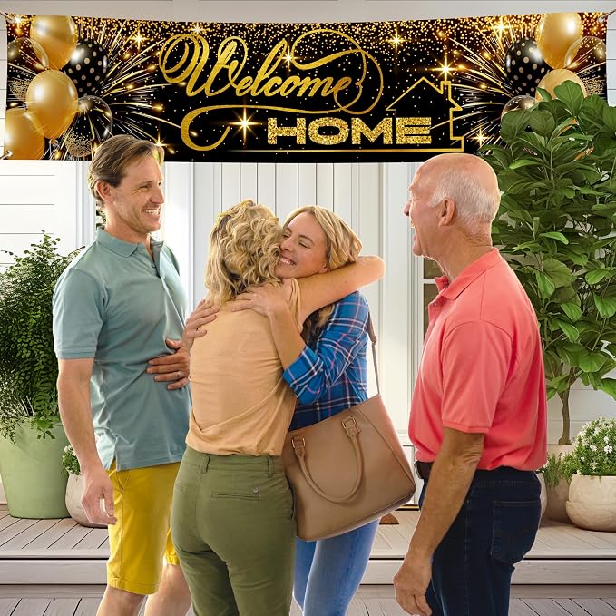 Welcome Home Banner 6 x 1.3ft - Image 3