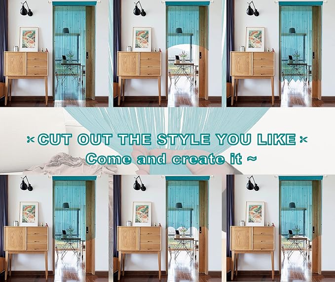 YIIBAII Door String Curtains Fringe Door Curtains - Image 6