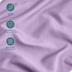 Bare Home Microfiber Pillow Cases - Queen Size Set of 2 - Cooling Pillowcases - Double Brushed - Easy Care - Envelope Closure (Queen Pillowcase Set of 2, Lavender)