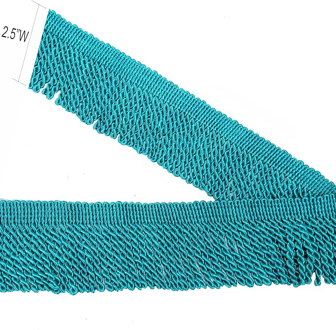 BEL AVENIR Bullion Fringe Trim Curtain Fringes 5 Yard x 2.5 Inches Sewing | - Image 3