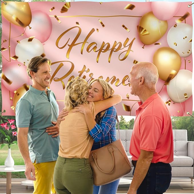 Happy Retirement Banner - Image 3