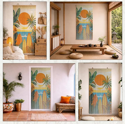 Summer Vibe Beaded Bamboo Curtain - Image 6