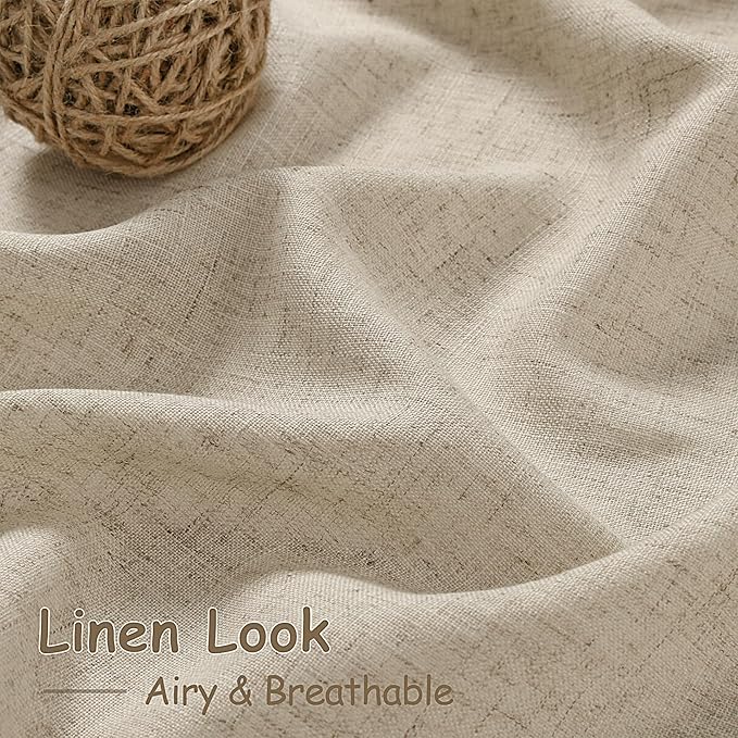 Taupe Burlywood Curtains 96 Inches Long - Image 4