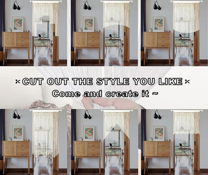 YIIBAII Door String Curtains Fringe Door Curtains - Image 6