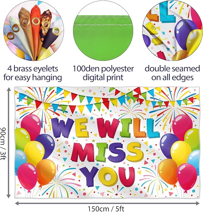We Will Miss You Decorations - Image 2