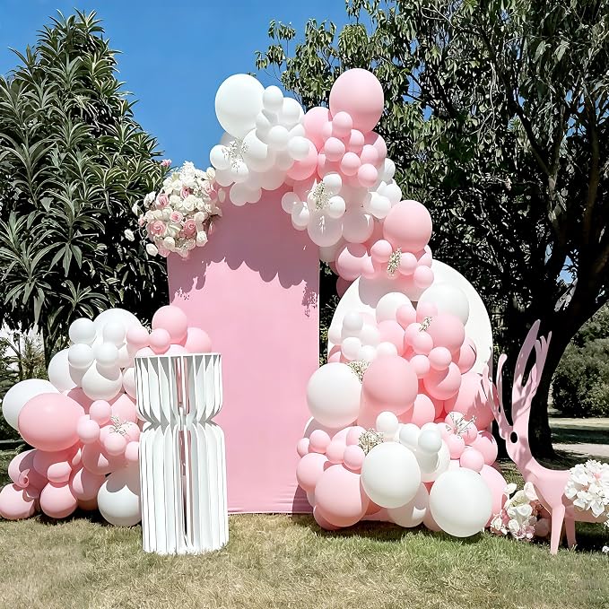 Lukiituke Light Pink Balloon Arch Kit, Baby Shower, Birthday Party Decorations - Image 4