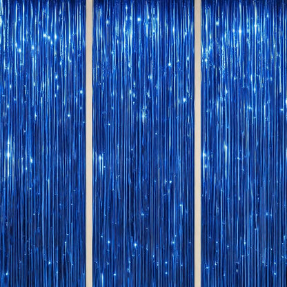DECOCKRAT 3 Pack Foil Fringe Backdrop by DECOCKRAT