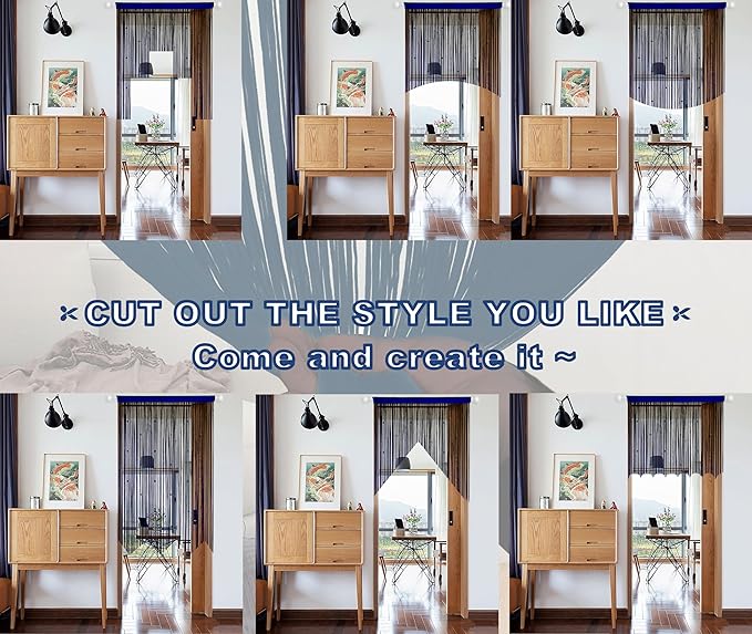 YIIBAII Door String Curtains Fringe Door Curtains - Image 6