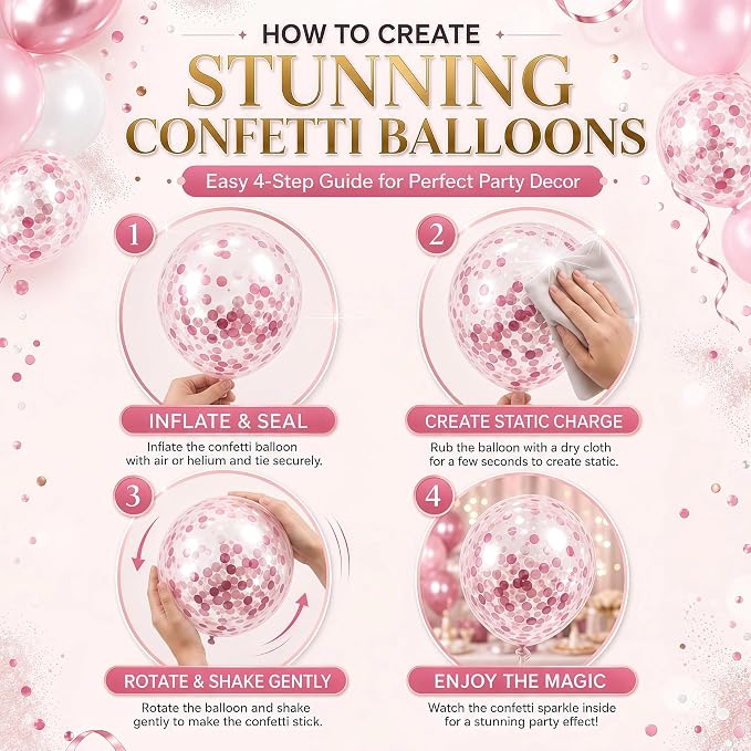 Pink Balloon Column Stand Kit - Image 5