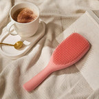 Tangle Teezer Large Ultimate Detangler Hairbrush for Wet & Dry Hair, Eliminates Knots & Reduces Breakage for Long, Thick, & Curly Hair Types, Coral Pink